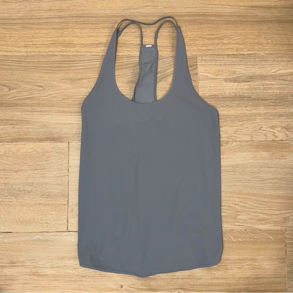 Grey Lululemon Racerback Tank (Dri fit) 
Size M